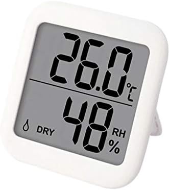 KLHHG Голям LCD Термометър-Влагомер за стая, Сензор за Влажност ℃/℉ с Магнит и за монтиране на стена