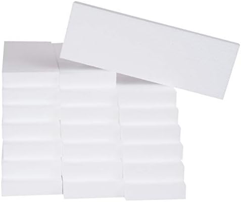 Silverlake Занаятите Foam Block - 24 опаковане листа стиропор EPS 4x12x1 за извършване на работи, моделиране, артистични проекти и цветни
