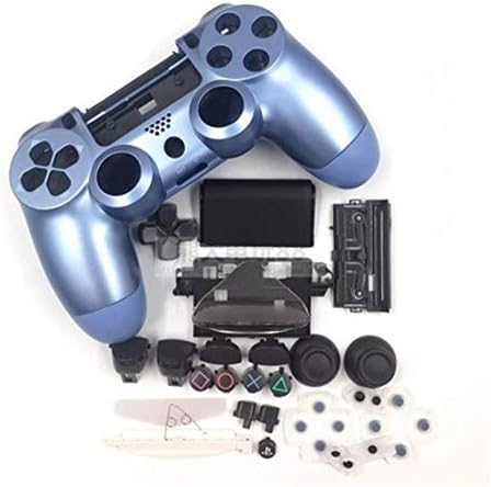 Пълно Тяло Калъф Бутон за Смяна на Комплекта Проводими Накладки за PS4 Pro Slim PS4 Pro Контролер JDM-040 JDS-040 4.0 Titanium Blue