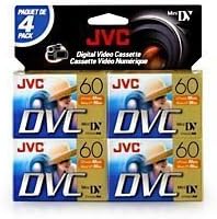 Касета за видеокамера JVC MiniDV с продължителност 60 минути, 4 опаковки MDV604HT