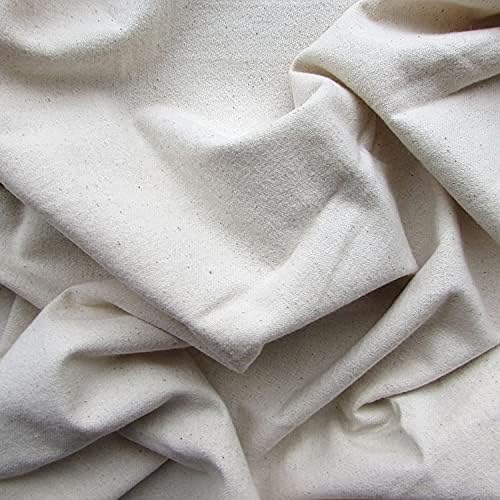 Фланелевая плат от Органичен памук на тежести - Натурална - 55 Инча - 5 Ярда