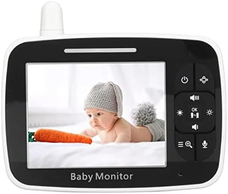 LBEC WiFi Радионяни, 3,5-инчов TFT-екран с Няколко ъгъла на виждане, следи бебето за домашно наблюдение (штепсельная щепсел САЩ)