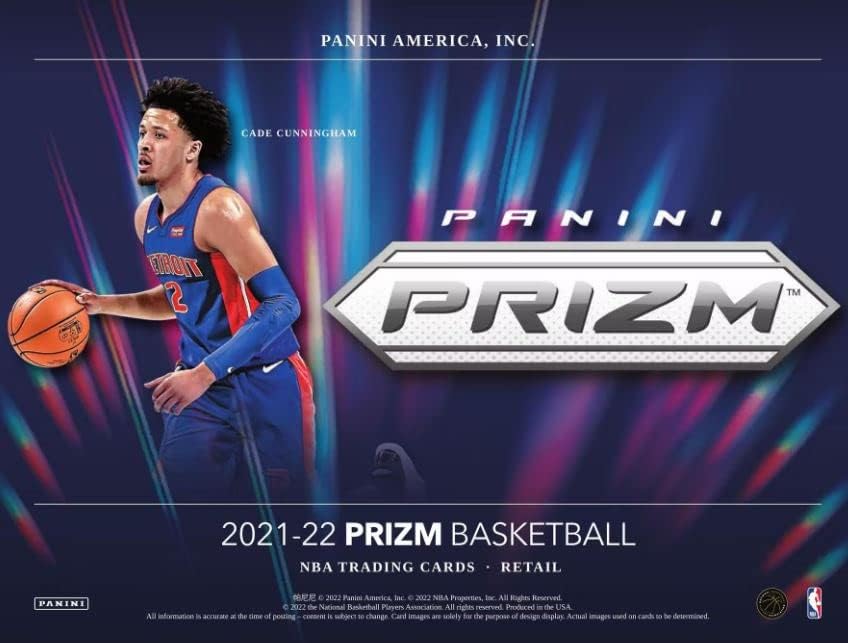 НАПЪЛНО НОВ набор от баскетболни картички Панини PRIZM 2021-22 години на освобождаването, запечатана фабрика, JUMBO Cello Баскетбол
