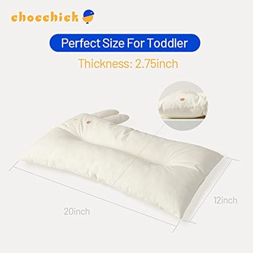 Комплект Спално бельо за детска креватчета Choc chick от 2 теми, Възглавница за Деца, Меки Хипоалергенни Бебешки Възглавници, Които