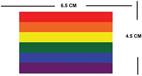 TENNER.Лондон Комплект от 5 X Знамена на ЛГБТ-Прайда, Апликация от плат със сито печат, Машинно Пране, Трансфер на хартата на гей-Прайда