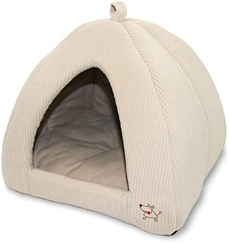 Палатка за домашни любимци -Меко легло за кучета и Котки Best Pet Supplies - Кафяви спално бельо, 19 x 19 x В: 19