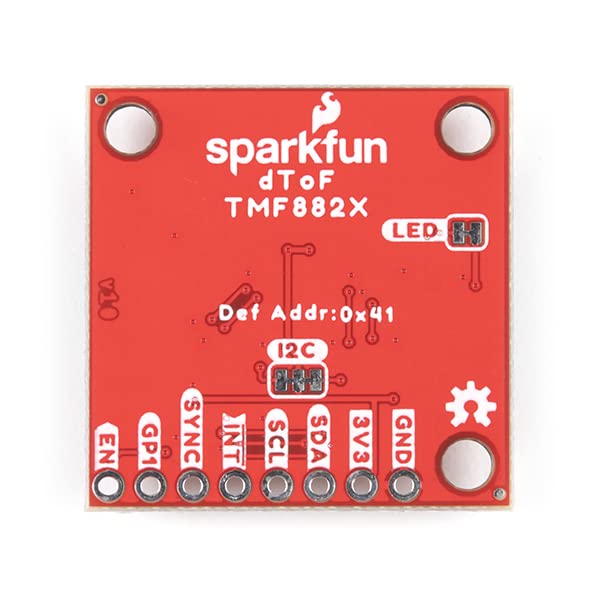 Тепловизор SparkFun Qwiic dTOF - Разстояние за откриване на TMF8820-5000 mm - Директен сензор за време и отвор - Унифициран