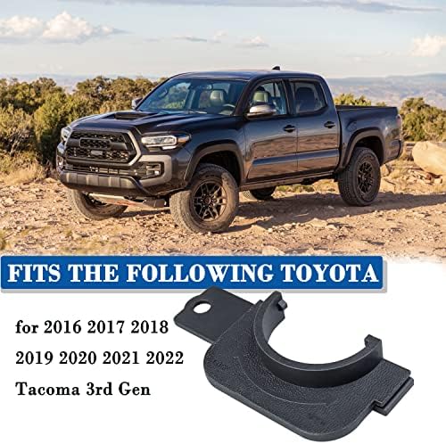 Притежателят на газ покрива, който е съвместим с Toyota Tacoma 3-то поколение TRD 2017 2018 2019 2020 2021 2022, Здрав Черен
