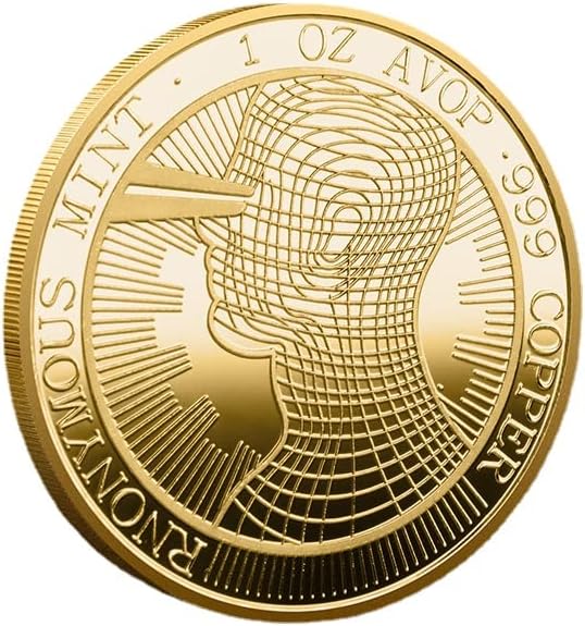 Нова 40 мм * 3 мм Корона Биткойн Виртуална Монета Цифрова Валута Възпоменателна Монета Метални Изделия Златни Монети, Сребърни