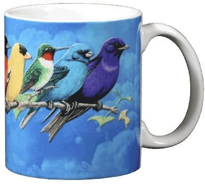 Керамични Кафеена чаша WILD COTTON Songbird Спектър на 11 унции (WC391M)