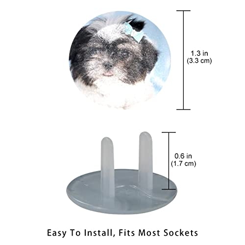 Капачки за ключове за малки кученца от породата Ши-дзъ 12 бр. - Защитни капачки за контакти, за деца – Здрави и устойчиви