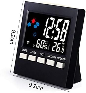 ZRSJ Точно Измерване на Влажността в Помещението, LCD детектор за влажност, Аларма, Календар, Монитор на Влажност за Спални,