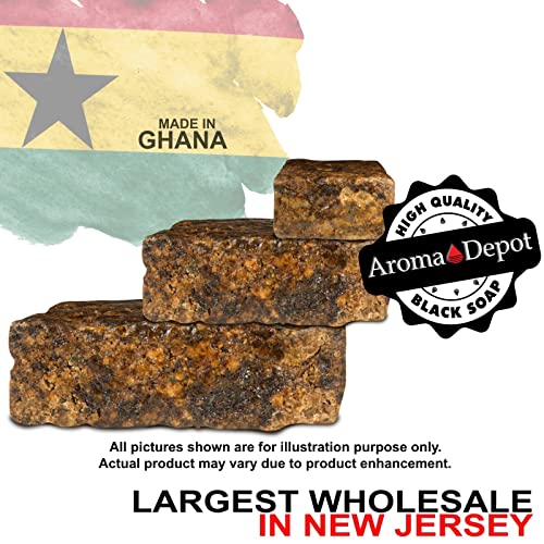 Барове африкански черен сапун Aroma Depot от Гана (25 кг)