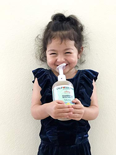 California Baby Успокояваща лавандула шампоан и средство за измиване на тялото | На на растителна основа, сертифицирани от