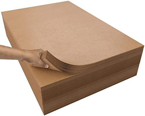 Кафява опаковъчна хартия за движение - 480 листа крафт-хартия - Общият размер: 20 X 14400 (2000 кв. Фута) - Размер на листа: