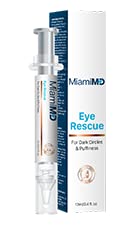 MiamiMD Eye Rescue Крем за очи от тъмните кръгове и подпухналостта - Дневен и Нощен серум под очите - За всички типове кожа Не съдържа