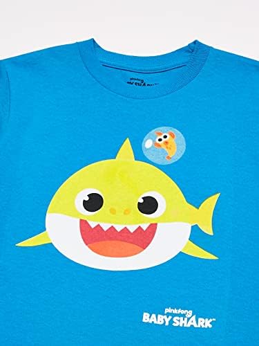 Тениска с къс ръкав Baby Shark за момчета Pinkfong
