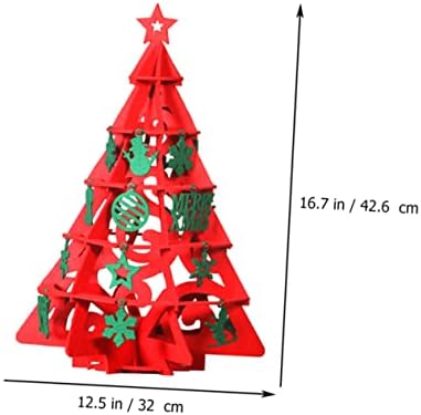 TOYANDONA 2 елемента Коледно Дърво, Коледни игри на Миниатюрни Фигурки Бор Малка Коледна Елха Коледен Орнамент Декор За Парти Коледно