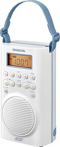 Водонепроницаемое радио за душата Sangean H205 AM / FM с предупреждение за времето (актуализиран)