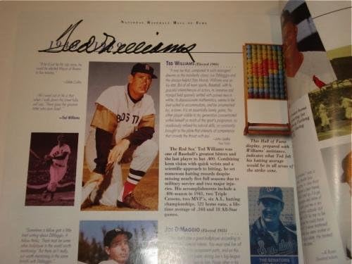 Програма Hof, подписан от Мики Мэнтлом, Тед Уильямсом и други! - Списания MLB с автограф