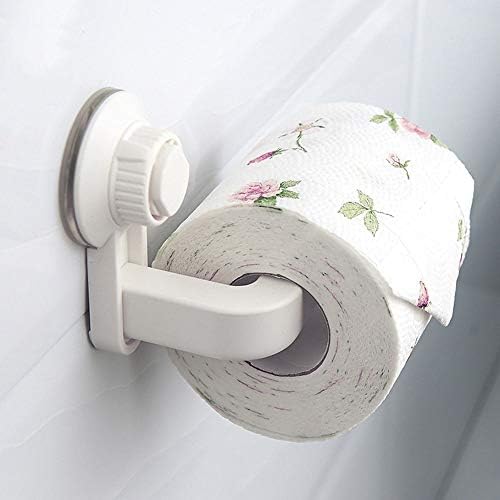 Raxinbang Творчески Държач за тоалетна хартия с вендузата за баня, за многократна употреба, подходяща за различни Стенни топъл кърпи,