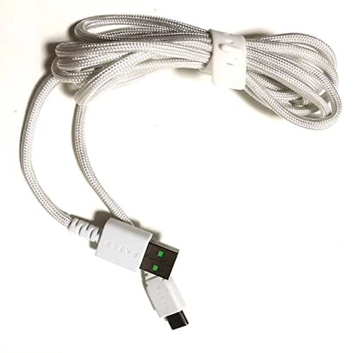 Кабел за зареждане на данни USB C-USB Съвместим с безжична геймърска мишка Razer Viper V2 Pro/DeathAdder V3 Pro/ Василиск V3 Pro (черна)