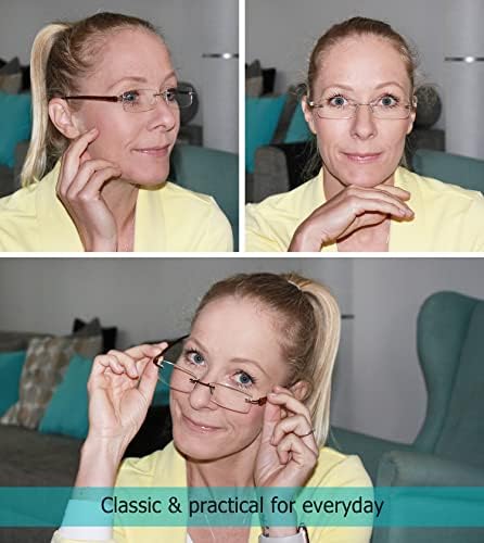 LUR 7 опаковки очила за четене без рамки + 4 опаковки класически очила за четене (общо 11 двойки ридеров + 1,50)
