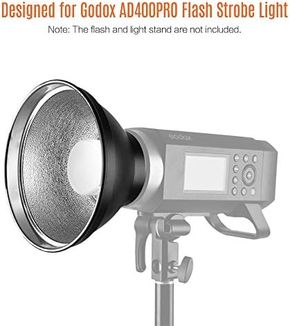 Godox AD-R11 7 См/18 см Стандартен Рефлектор Лещи Лампа Ястие за Godox AD400PRO Светкавица Стробоскоп Монолайт Speedlites