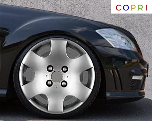 Комплект Copri от 4 Джанти Накладки 14-Инчов Сребрист цвят, Защелкивающихся На Ступицу, Подходящи За Peugeot