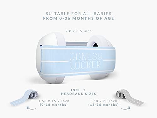 Защита за ушите Jonesy Locker Baby за деца (0-3 г.) Слушалките с шумопотискане за деца - Детски втулки - Предпазват от увреждане на слуха