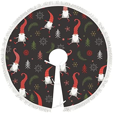 Поли за Коледно XOLLAR, Големи 48Коледни Джуджета в Червени Шапки, Коледни Украси за помещения и на Улицата, Коледа Подложка за Зимните