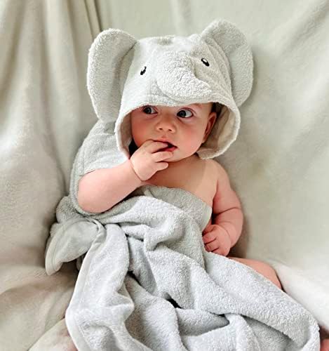 Бебешка хавлиена Кърпа с качулка и с Луфа за животни, Определени за Новородени, Бебета, Деца, Момчета и Момичета 3-24 Месеца