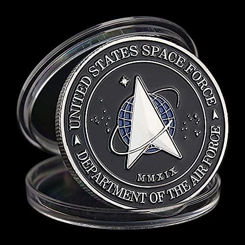 Възпоменателна Монета На Министерството На Съединените Щати Космическото Командване На Коллекционный Подарък Военна Монета