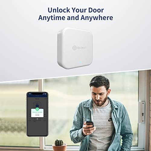Портал Wi-Fi OLUMAT, интелигентен хъб за дистанционно управление на вратата брава с приложение TTlock, мост Wi-Fi, Работещ с Алекса Google