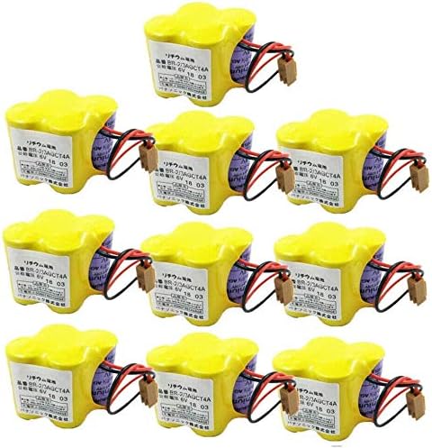 10 Пакети Литиеви батерии с капацитет от 6 До 4400 mah за системи за управление FANUC серия 18T, BR-2 3AGCT4A, Система за ЦПУ