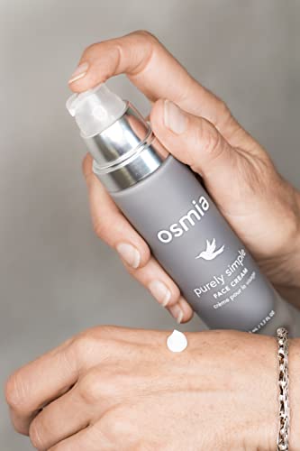Osmia - Естествен Лесен крем за лице за Чувствителна и Реактивна кожа | Чиста Красота за здрава кожа (1,7 oz | 50ml)