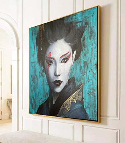 Оригиналната Китайска Императрица, Акрилна Живопис, Женски Портрет, Стенен Декор за Спалня | WU ZETIAN (40 x 40|102x102 см, Отпусната)