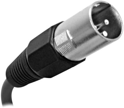 СЕИЗМИЧЕН аудио кабел - SAXLX-3 - 3' Черен кабел XLR от мъжа към жената XLR - Балансиран 3-крак кабел