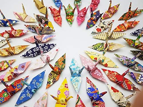 100 Оригами Хартия Госпожица Васи Хартиен Госпожица Оригами Различни Модели 1,5 инча, 3 инча