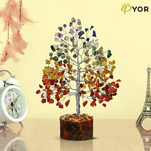 Кристалното Дърво ПИОР за положителната енергия - Дървото Чакри - Кристали - Декор за Чакрите - Кристали и Лечебни камъни - Енергийни