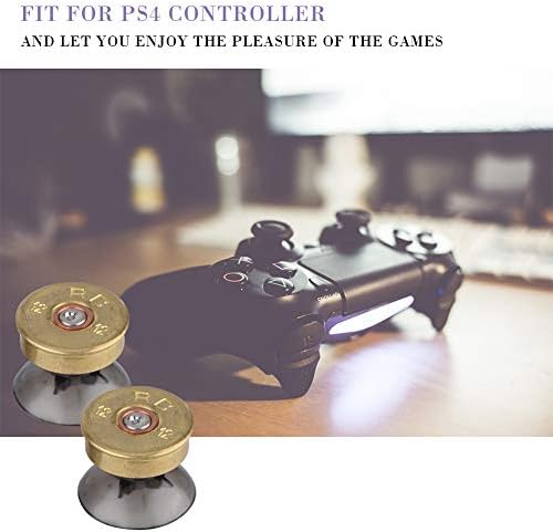 за контролер PS4 палци за бутона PS4 Подмяна на Куршуми Метални бутони Куршуми и набор от модове за контролер PS4 (6 бр. златен цвят)
