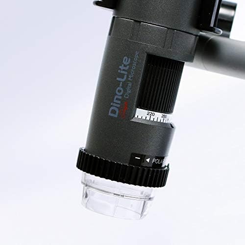 Дигитален Микроскоп Dino-Lite VGA AM5216ZT - 720p, 20-220-кратно Оптично Увеличение, Поляризирана светлина