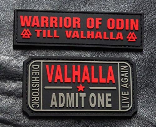 Билет Воин на Один в Вальгаллу - Един Пластир (Опаковка от PVC-гума - Mtu1-W1)