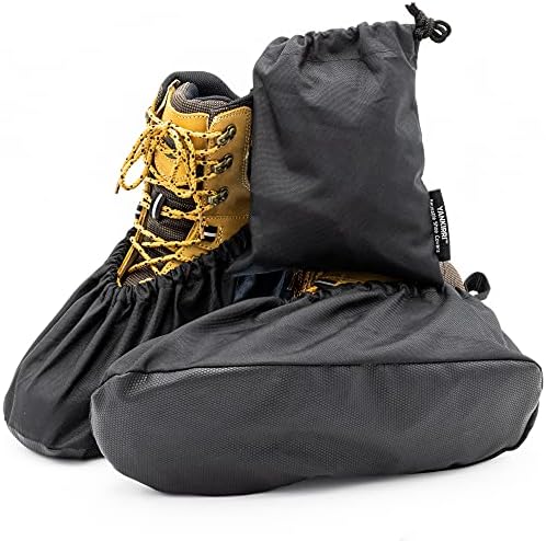 Бахилы YANKIRRI™ Black премиум-клас за обувки: 1 Двойка от многократно калцуни и покривала за обувки, които могат да се перат в машина