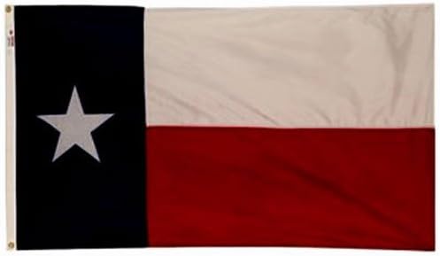 Annin Flagmakers Флаг на щата Тексас, САЩ-Произведен според Официалните спецификации на щата, 4 x 6 Фута (модел 145270)