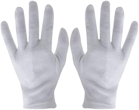 Ръкавици Многофункционални Бели Памучни Ръкавици Етикет Почистване на Трудовото застраховка Домакински принадлежности (Цвят: както е показано