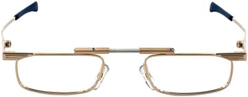 Очила за четене в тънка рамка от Kanda of Japan Модел 1 Цвят: бронз Сила + 2,50