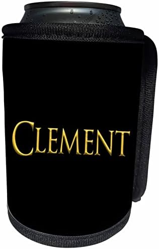 3дРоуз Клемент най-популярното име за момче в Америка. Свети жълт цвят. - Опаковки за бутилки-охладители (cc_353729_1)