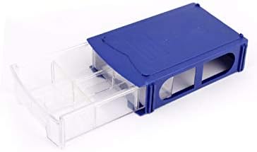 Пластмаса X-DREE с 6 отделяемыми отделения Органайзер за електронни компоненти, Кутия за съхранение, Калъф, притежателят на (Съдържание