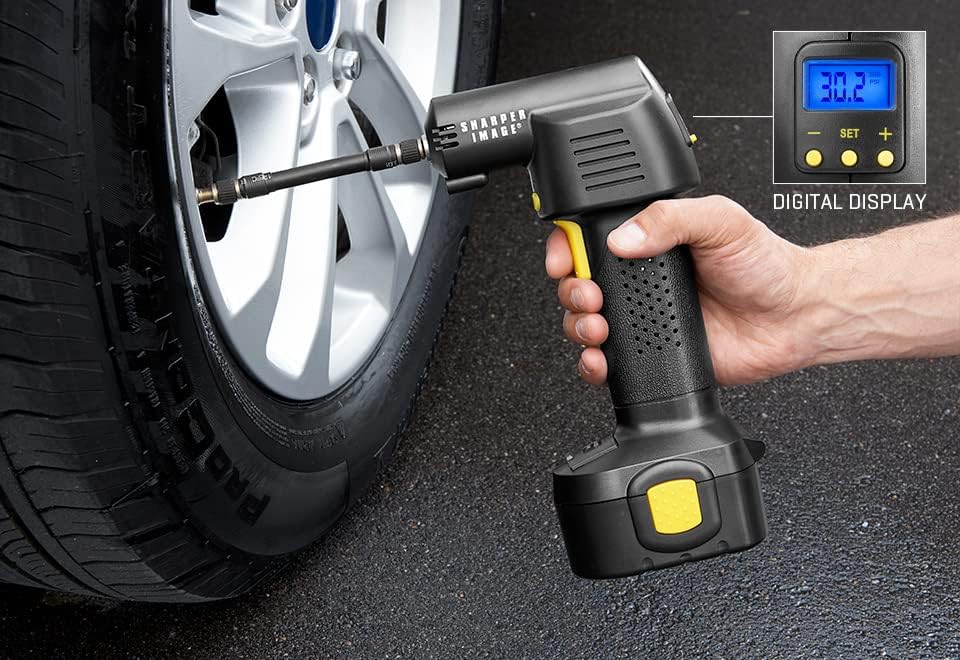 По-ясна Снимка Безжичен помпа за изпомпване на гуми с автоматично Спиране